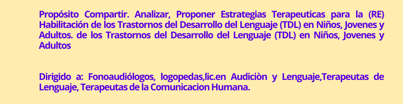 XV Magno Congreso de Trastornos de la Comunicación Humana